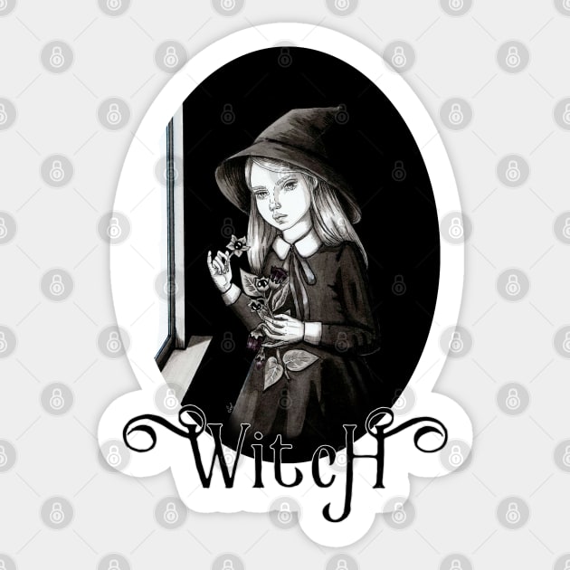 Witch Sticker by SolDaathStore